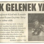 8 asırlık gelenek yaşamaya devam ediyor.