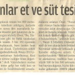 Denizli'li çobanlar et ve süt tesislerini kuruyorlar.