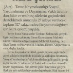 Damızlık koyun dağıtımı için kura çekildi.