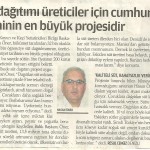 Süt dağıtımı projesi, süt üreticileri için tarihin en büyük projesidir.